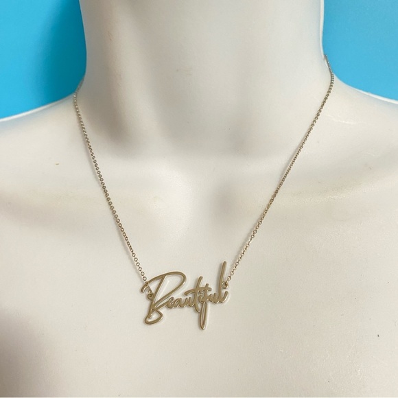 PLUNDER Design Lyra Silver Tone BEAUTIFUL  Necklace - Picture 2 of 6